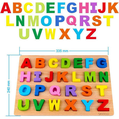 Wooden Number Board Puzzle for Kids (1 to 20 with Math Symbols)